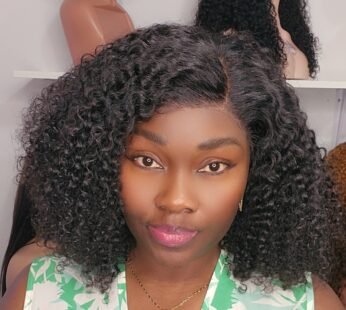 Kinky curly 14 pouces sans colle